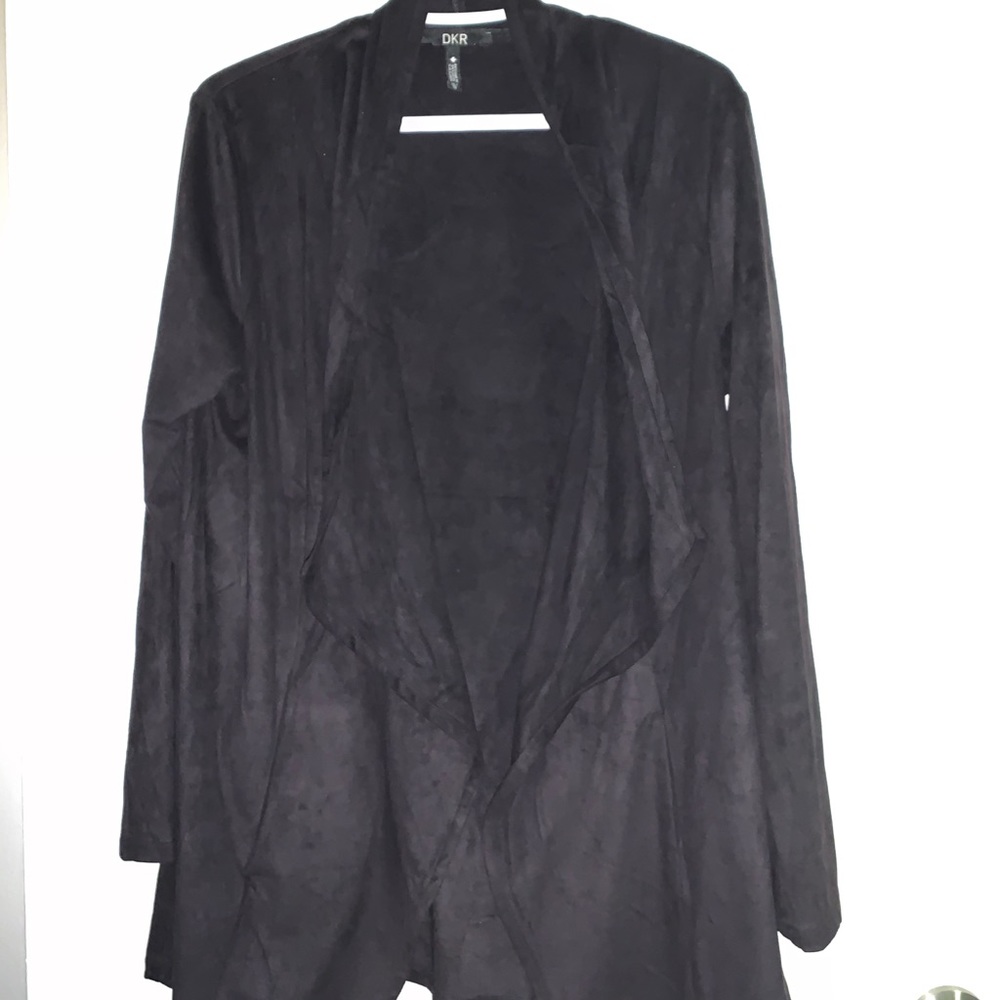 Black duster jacket